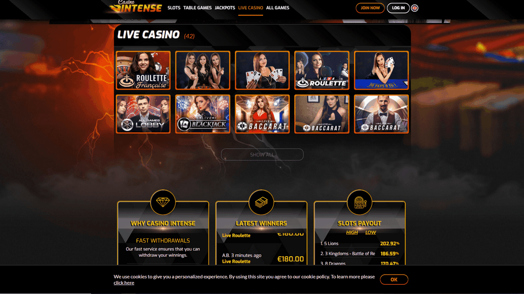 CASINÒ ONLINE INTENSE